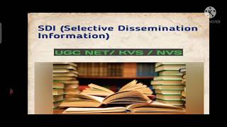 SDI Selective Dissemination Information What Is The SDI Service 🖊️🖊️📒📝📗📗 [upl. by Benco716]