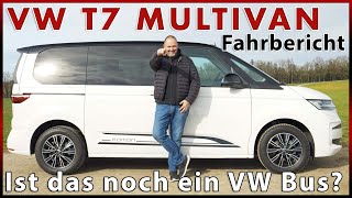 Volkswagen VW T7 Multivan 20 l TDI  Ist das noch ein VW Bus Test Probefahrt Review Deutsch 2024 [upl. by Dich210]