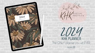 KHK 2024 Planner  The ONLY digital planner you will need in 2024 [upl. by Secnarf]