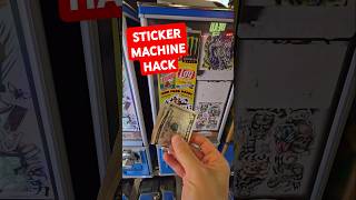 Sticker Vending Machine HACK shorts [upl. by Amme877]