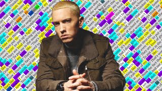 Eminem Legacy  Rhyme Scheme Highlighted [upl. by Eido]