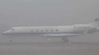 HD State of Kuwait Gulfstream GV take off at GenevaGVALSGG [upl. by Princess389]