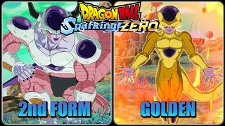 Frieza All Transformation  Dragon Ball Sparking Zero [upl. by Bennink100]