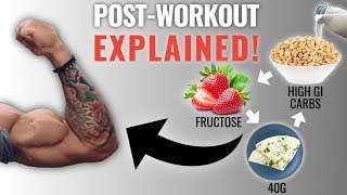 The Best ScienceBased Post Workout Meal To Build Muscle EAT THIS [upl. by Ayela]