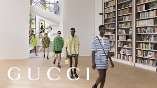 Gucci Spring Summer 2025 Mens Fashion Show [upl. by Aicilehp]