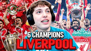 DAVOO XENEIZE REACCIONA A LAS 6 CHAMPIONS GANADAS DEL LIVERPOOL 2024  MEMORIAS DEL FUTBOL [upl. by Ayik]