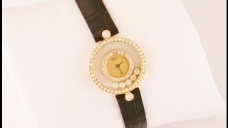 Chopard Happy Diamonds Ladies 18ct Yellow Gold Watch [upl. by Bohner]