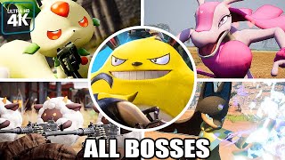 Palworld  All Bosses With Cutscenes 4K 60FPS UHD PC [upl. by Francesco927]