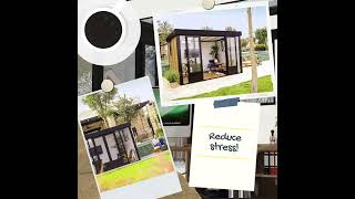 Copenhagen – Palram – Canopia Studio Kit  Garden Office Kit [upl. by Annaeirb]