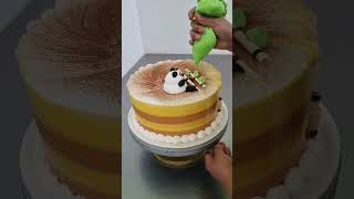 tutorial para decorar tortas con crema [upl. by Richardson]