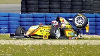 CRASHES  ACTION ADAC Formula 4 at Oschersleben 2017 [upl. by Salazar]