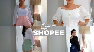 COMPRAS NA SHOPEE 17Roupas da shopee [upl. by Ardua686]