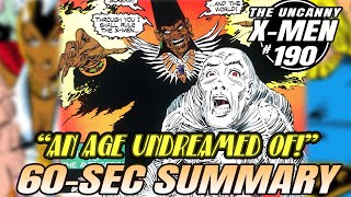 Uncanny XMen  190 in 60 seconds Storm Callisto Selene SpiderMan Kulan Gath and MORE [upl. by Kudva832]