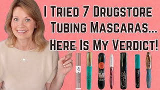 Testing 7 Drugstore Tubing Mascaras Did Any Make The Cut [upl. by Ehcropal]