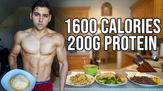 Full Day Of Eating 1600 Calories  Super High Protein Diet For Fat Loss [upl. by Orly]