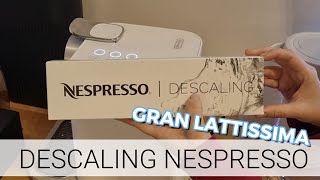 Cómo descalcificar tu Nespresso  How to descale your GRAN LATTISSIMA [upl. by Markos123]