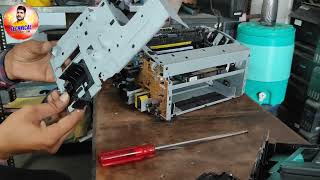 how to HP LaserJet Pro mfp m126nw printer Teflon pressure roller change kaise kare [upl. by Nykal]