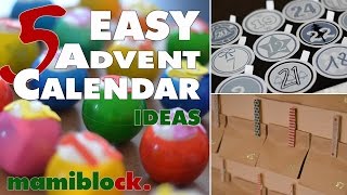 5 Adventskalender Ideen  Easy  Low budget  DIY  advent calendar  mamiblock  Der Mami Blog [upl. by Poulter]