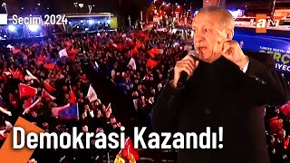 Cumhurbaşkanı Erdoğan halka hitap etti quotKazanan 85 Milyonun tamamıdırquot  Seçim Özel 31 Mart 2024 [upl. by Harrak]