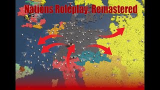 Nations Roleplay Remastered  Playing Military Strategy Game [upl. by Gean]