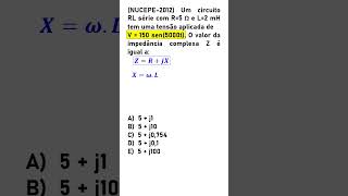 Impedância complexa RL [upl. by Eile589]