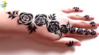 Beautiful mehndi design  Stylish front hand  Mehndi design  Mehandi [upl. by Ardnuhs]