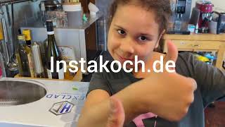 Unboxing von HexClad Hybrid Cookware antihaftbeschichtete Edelstahlpfanne [upl. by Karalynn333]