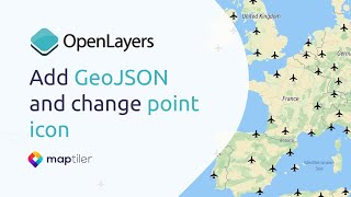 OpenLayers Tutorial 2  Map with custom points from GeoJSON using JavaScript [upl. by Calderon]