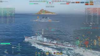 Gadjah Mada delivers an enjoyable battle with 123k damage  World of Warships  destroyer [upl. by Carpio]