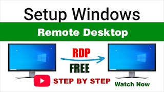 How to Create a Remote Desktop Connection  Full Setup Tutorial [upl. by Gyimah]