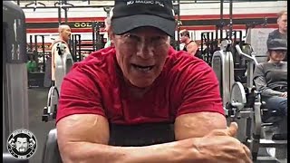 Arnold Schwarzenegger Back In The Gym For the First Time Since Heart Surgery [upl. by Tannenbaum]