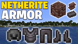 how to make netherite armor in Minecraft 121 [upl. by Ceporah370]