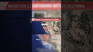 52 magnitude earthquake hits Southern California [upl. by Acimak]