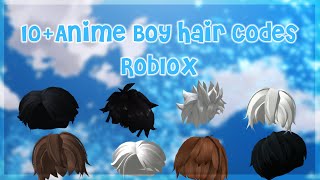 10 Anime Boy Hair Codes Roblox [upl. by Avirt531]