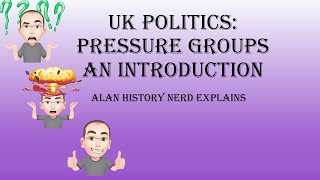 UK Politics Pressure Groups [upl. by Lilac]