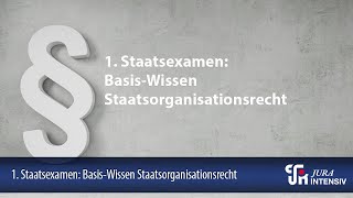 BasisWissen Staatsorganisationsrecht [upl. by Aissatsana]