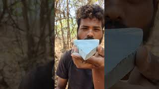 A STONE KNIFE For Guarding Against Wild Animals survival forest outdoors bushcraft primitive [upl. by Phi]