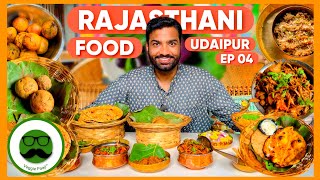 Authentic Rajasthani Food at Dhabalogy  Udaipur Food Tour  Mewari Food  Veggie Paaji [upl. by Nnylaehs]