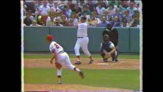 Ted Williams 3 Plate Appearances in 1986 Old Timers Game [upl. by Eatnuahs]