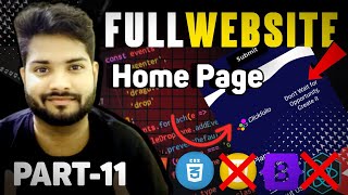 Full website Development🔥 Part11  Complete Projects webdesignCodeDynamo2456 [upl. by Finah475]