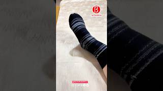 Old sweater sleeves turned into socks Part 02 [upl. by Spracklen]