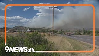 Stone Canyon Fire One killed in fire burning near Lyons [upl. by Lyell]