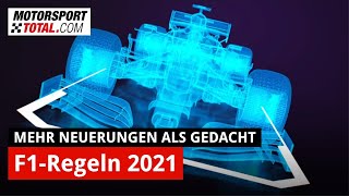 Formel1Regeln 2021 Die 10 wichtigsten Änderungen [upl. by Higgins]