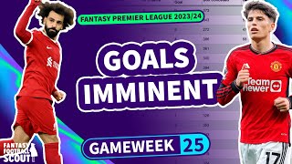 ️⚽️DOUBLEY DUE   gw25 GOALS IMMINENT  Joe amp Tom  fantasypremierleague fantasyfootball [upl. by Nicoline232]