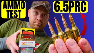 65 PRC  AMMO TEST CVA Cascade Long Range Hunter [upl. by Hurless]