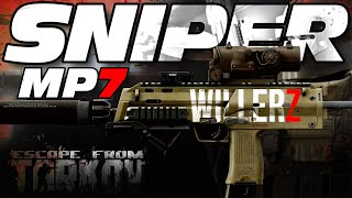 KILLA FARMING WITH THE SNIPER MP7 in TARKOV [upl. by Leseil]