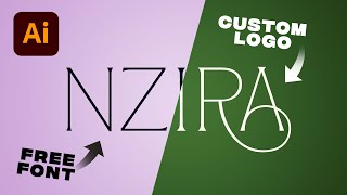 Customizing type for logos [upl. by Nulubez]