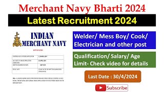 Sealane Maritime Academy Recruitment 2024Navy Recruitment 2024Apply Online [upl. by Ramar]