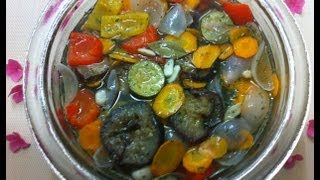 Receta Escabeche Mixto de Verduras delicioso muy facil  La Cocinadera [upl. by Aihtenak185]