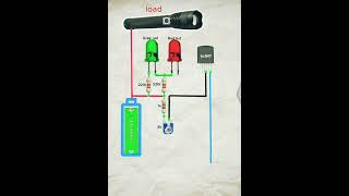 “Simple Torch Circuit Diagram Explained ♥️⚡shorts trending electronics [upl. by Acinom]